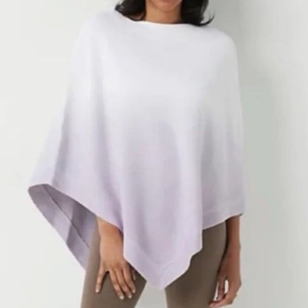 Barefoot Dreams NWT Cozychic Ocean Breeze Poncho soft violet ombre